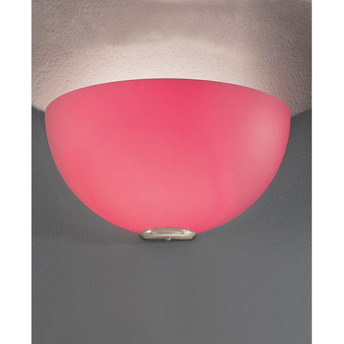 Fran BW060/948 Vetross 1 Light White/Red Wall Light