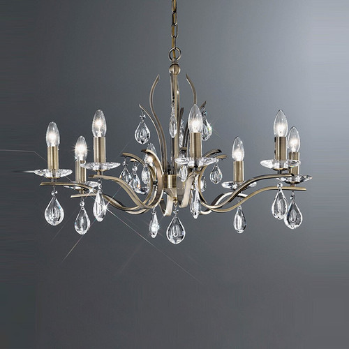 Fran LF2299/8 Willow 8 Light Bronze Ceiling Pendant