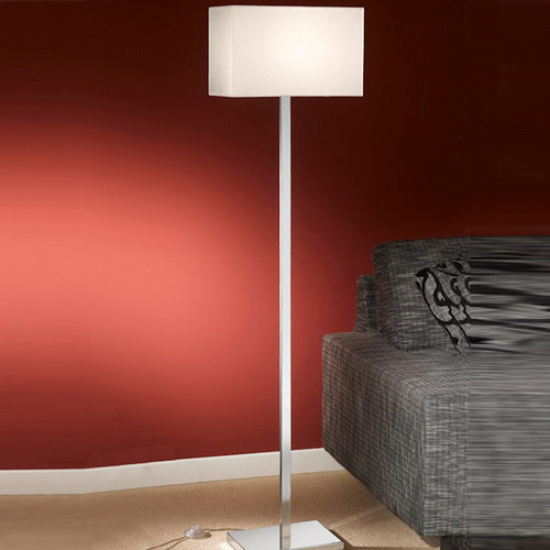 Fran LS154/9881 1 Light Chrome Floor Lamp