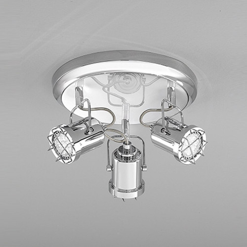 Fran TOPS8943 Studio 3 Light Chrome LED Spotlight