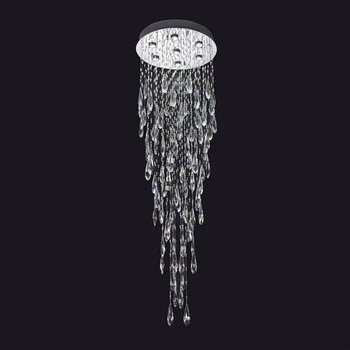 Fran LF2320/7 Shimmer 1 Light LED Chrome Pendant