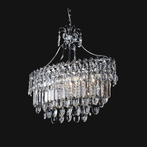 Fran LF2319/6 Tzarina 1 Light Chrome LED Pendant