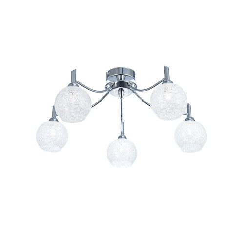 Fran LF2359/5 Chrysalis 5 Light Chrome Semi Flush