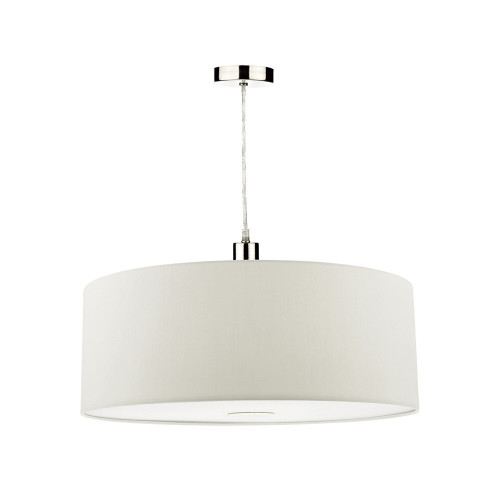 Dar Lighting Dar  RON862 Ronda Easy fit porcelain White Pendant 
