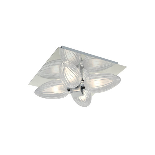 Fran FC5778 Four Light Chrome Bathroom Ceiling Fitting