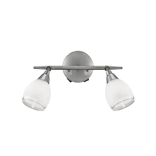 Fran TOPS8962 Lutina 2 Light Chrome Wall Spotlight