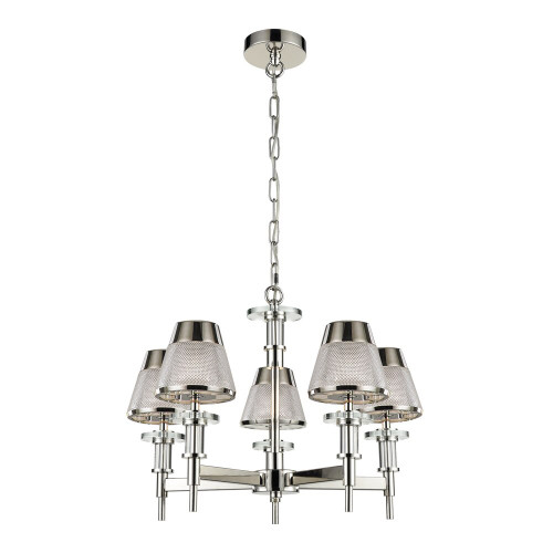 Fran LF2379-5 Concept 5 Light Chrome Chandelier