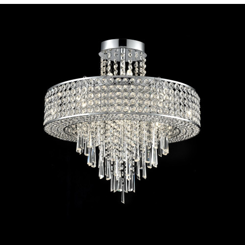 Fran LF2381-12 Duchess Chrome/Crystal Flush Fitting