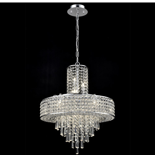 Fran LF2382-12 Duchess Chrome/Crystal Chandelier