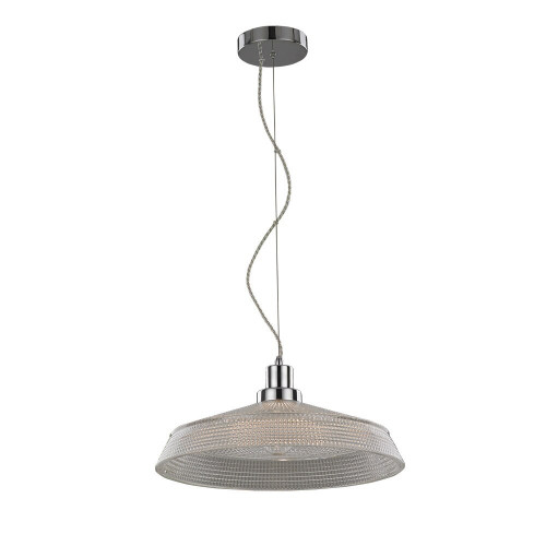 Fran HCP161 Concept 1 Light Large Chrome Pendant