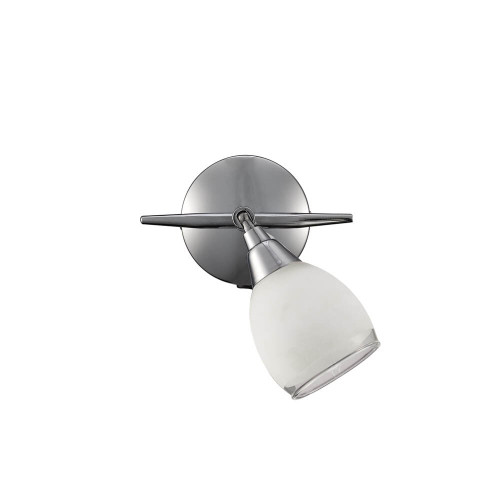 Fran TOPS8961 Lutina 1 Light Chrome Wall Spotlight