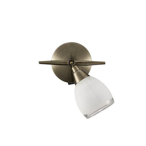 Fran TOPS8981 Lutina 1 Light Bronze Wall Spotlight