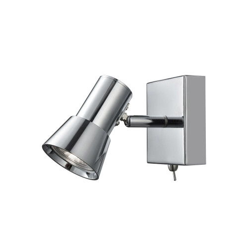 Fran TOPS9031 Aime 1 Light Chrome Wall Spotlight