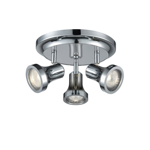 Fran TOPS9043 3 Light Chrome Bathroom Ceiling Spotlight