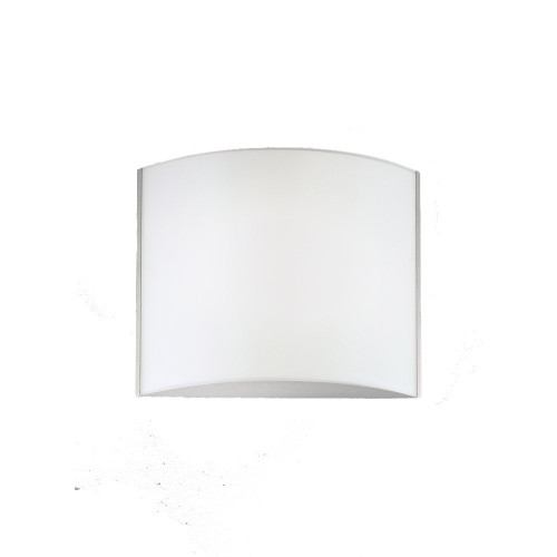 Fran BW070 Satin Nickel/Opal Glass Wall Fitting