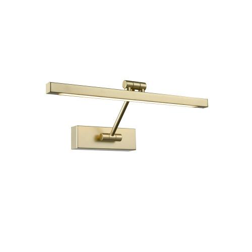 Fran BW091 Matt Gold Small Square LED Picture Light