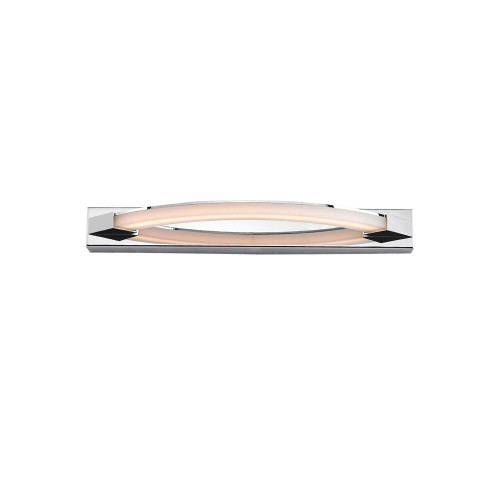 Fran BW098 Chrome Curved Bathroom Wall Light