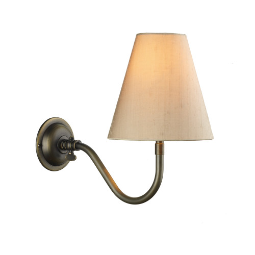 David Hunt Lighting David Hunt HIC0775 Hicks 1 Light Antique Brass Wall Light