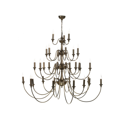 David Hunt Lighting David Hunt BAI3363 Bailey 33 Light Rich Bronze Ceiling Pendant