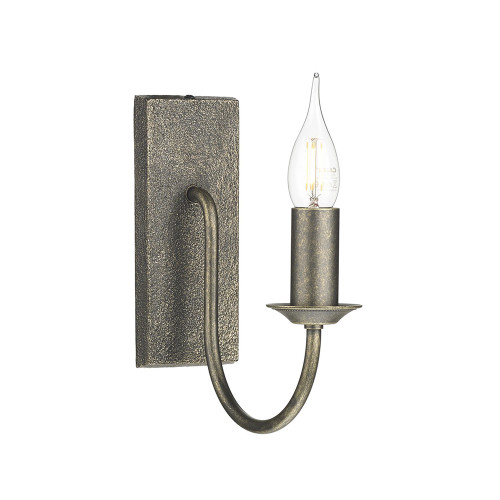 David Hunt Lighting David Hunt HER0763 Herriot 1 Light Bronze Wall Light