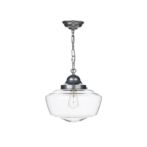 David Hunt Lighting David Hunt STO0146 Stowe 1 Light Chrome Pendant