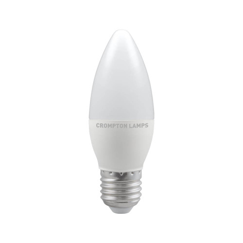 Crompton Lamps Crompton 11311 LED Thermal Plastic 5.5W = 40W Candle ES 2700K