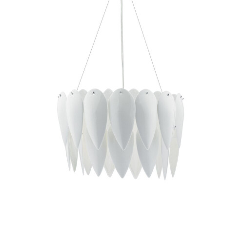 Dar Lighting Dar  PHI032 Phillipa 3 Light White Ceiling Pendant 