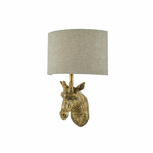 Dar Lighting Dar  SOP0735 Sophie 1 Light Gold Wall Bracket 