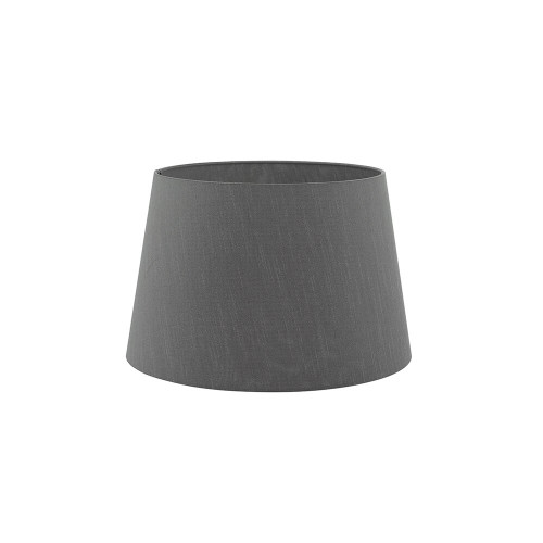 Dar Lighting Dar  CEZ1639 Cezanne 40cm French Drum Grey Silk Shade 