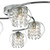 Dar Lighting Dar  ELM6450 Elma 6 Light Polished Chrome Ceiling Fitting 