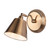 Dar Lighting Dar  KEM0775 Kempten 1 Light Antique Brass Wall Light 