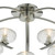 Dar Lighting Dar  LEI5446 Leighton 5 Light Satin Chrome Ceiling Fitting 