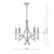 Dar Lighting Dar  LYO0550 Lyon 5 Light Polished Chrome/Crystal Pendant 