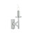 Dar Lighting Dar  LYO0750 Lyon Polished Chrome/Crystal Wall Light 