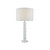 Dar Lighting Dar  MIN4208 Mina Polished Chrome/Crystal Table Lamp 