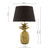 Dar Lighting Dar  SAF4235 Safa 1 Light Gold Pineapple Table Lamp 