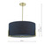 Dar Lighting Dar  SAN0323 Santino 3 Light Gold/Navy Pendant 