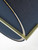 Dar Lighting Dar  SAN0323 Santino 3 Light Gold/Navy Pendant 