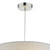 Dar Lighting Dar  SAN0339 Santino 3 Light Satin Chrome/Grey Pendant 