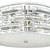 Dar Lighting Dar  SEV5250 Seville 3 Light Polished Chrome Ceiling Fitting 