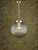 Dar Lighting Dar  TAM0138 Tamara 1 Light Satin Nickel/Clear Pendant 