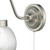 Dar Lighting Dar  TAM0738 Tamara 1 Light Satin Nickel Wall Bracket 