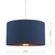 Dar Lighting Dar  TIM6523 Timon Navy/Copper Easy Fit Pendant 