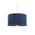 Dar Lighting Dar  TIM6523 Timon Navy/Copper Easy Fit Pendant 