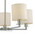 Dar Lighting Dar  TYL0538 Tyler 5 Light Satin Nickel Pendant 