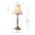 Dar Lighting Dar  BEA4075 Beau Antique Brass Touch Table Lamp 