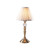 Dar Lighting Dar  BEA4075 Beau Antique Brass Touch Table Lamp 