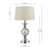 Dar Lighting Dar  IFF4150 Iffley Small Polished Chrome Touch Table Lamp 