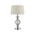 Dar Lighting Dar  IFF4150 Iffley Small Polished Chrome Touch Table Lamp 