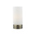 Dar Lighting Dar  OWE4075 Owen Round Antique Brass Glass Table Lamp 